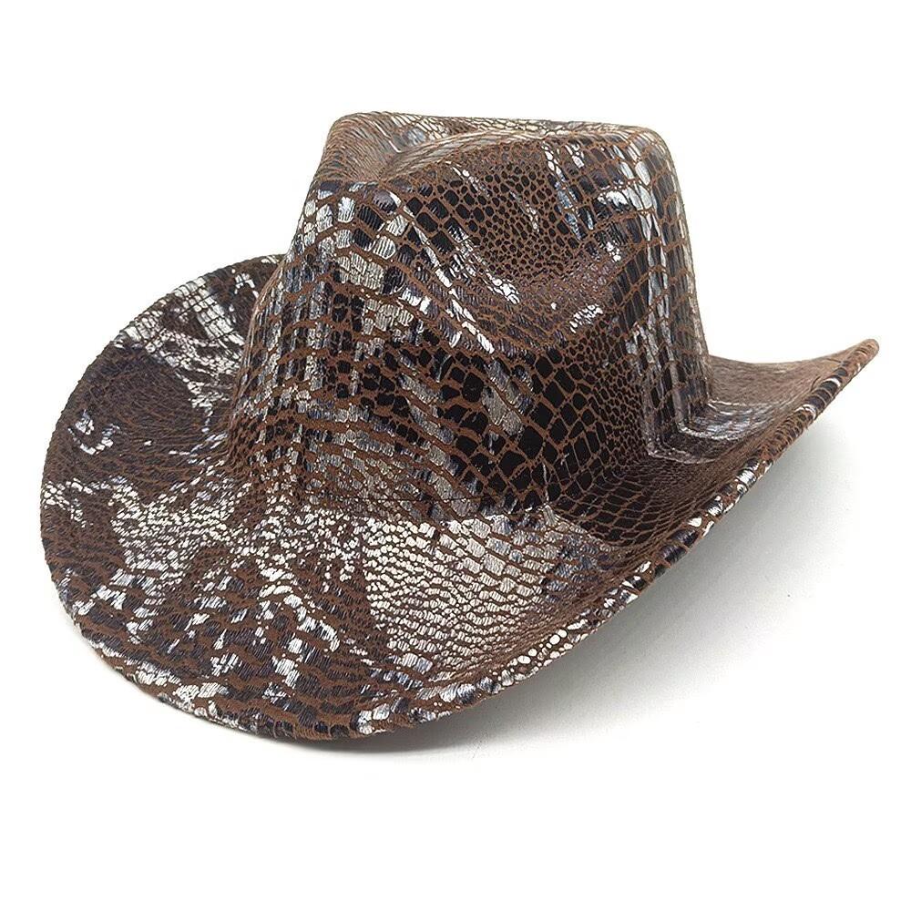 

JYL TS DIY Винтажная замшевая ковбойская шляпа в западном стиле, унисекс, из искусственной замши Brown(peachheartdenim)_M(56-58cm） красно-желтовато-коричневый