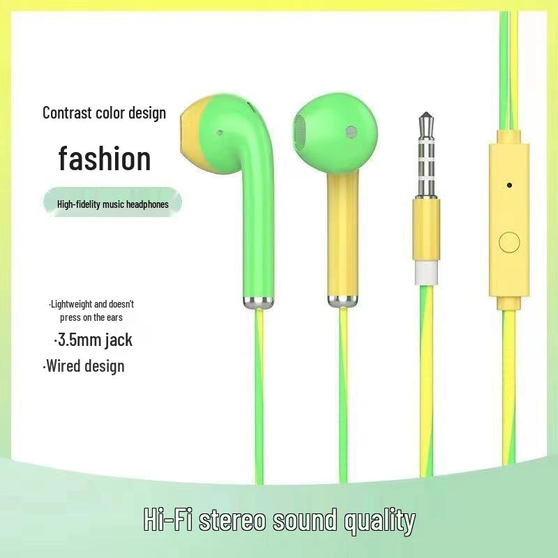 

Проводные наушники Macaron: Игровая и музыкальная гарнитура с мощными басами для Apple, Android и Huawei