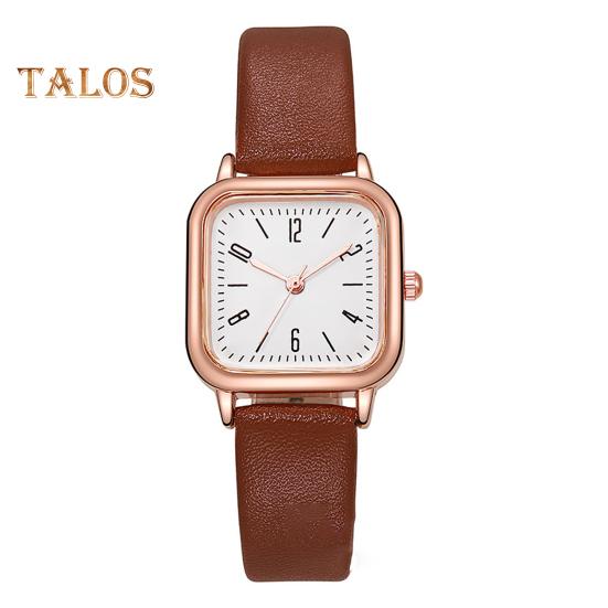 

Женские кварцевые часы с квадратным циферблатом и ремешком из искусственной кожи, женские повседневные деловые наручные часы для торжественного платья, модные ювелирные изделия, аксессуар, подарок на день рождения