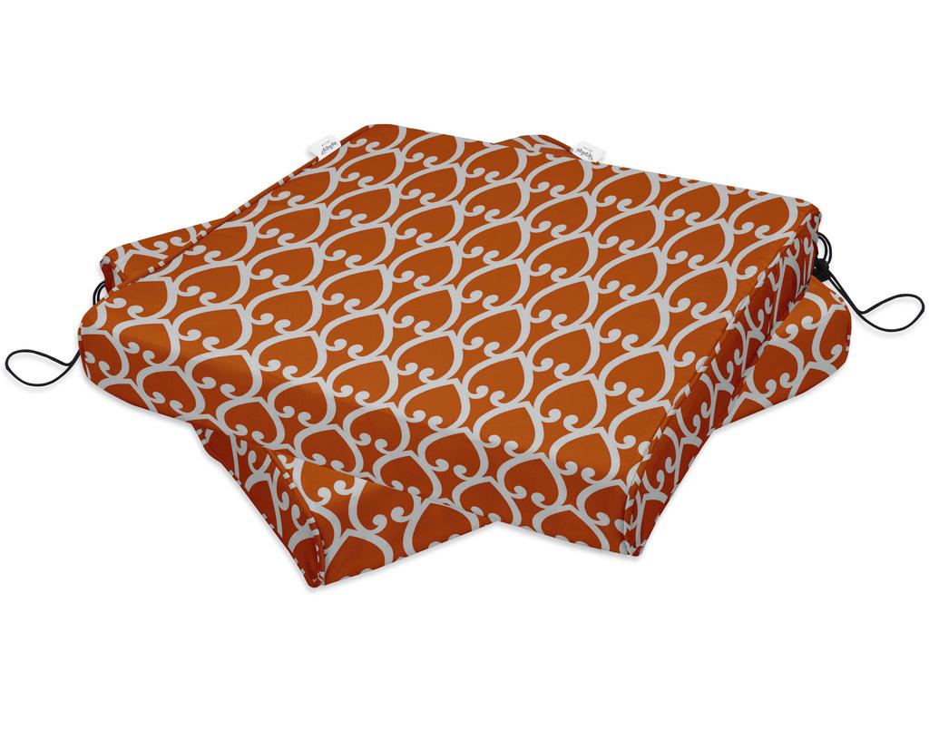 Vargottam Perfect Outdoor Indoor Square Corner Seat Cushions Water-Resistant Lounge Chair 18.5" X 16" Home Office Patio Furniture
