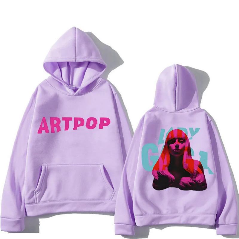 Lady Gaga Hoodie Double-Sided Printing Comfortab