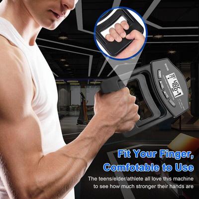 Electric Grip Strength Tester 396Lbs/180Kg LED Display Hand Grip Dynamometer Adjustable Gripper Measurement Meter Digital Grip Power Strengthener