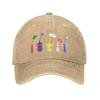 Cute Pikmin Pattern Print Cap for Men Women Cotton Anime Cartoon Trucker Hat Lerisure Wear Baseball Cap Adjustable