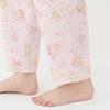 [Gunze] Pajamas Women's Long-sleeved Long Pants (with Elastic Holes for Sleeves and Legs) Moisturizing + Antibacterial India Feminine Type Ladies