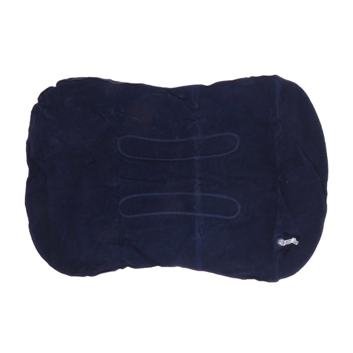 

portable inflatable travel neck pillow waist pillow foldable travel essentials providing waist and neck support one size темно-синий