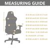 1Set Elastic Stretch Chair Cover Set Office Computer Chair Color Patchwork Gaming Chair Covers Fleece Jacquard
