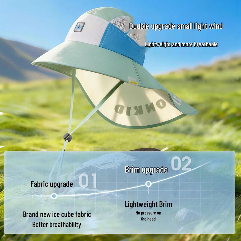 Lemonkid 'Little Breeze' Kids' UV Protection Sun Shawl Hat