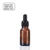 Brown Glass Dropper Bottle for Essential Oils - Multiple Sizes Available