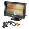 4LED Rückfahrkamera 4,3 Zoll Rückspiegelmonitor-Kit 120 Grad Weitwinkel IP68 Wasserdicht Nachtsicht für Auto LKW SUV