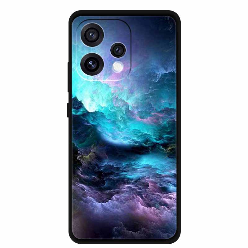 For Oppo Reno15 5G Case Coque Black Soft TPU Silicone Phone Case For Oppo Reno 15C Back Covers Case 6.59" Shockproof Fundas Para