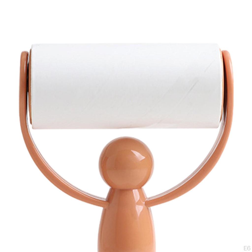 2 Pieces Lint Roller Dog Hair Remover Manual Brush with Handles Reusable for Clothes Couch Cat