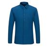 Thickened Fleece Warm Long Sleeve Shirt Men‘s Pure Color Business Professional Formal Work Loose Shirt Autumn Winter Casual Wear