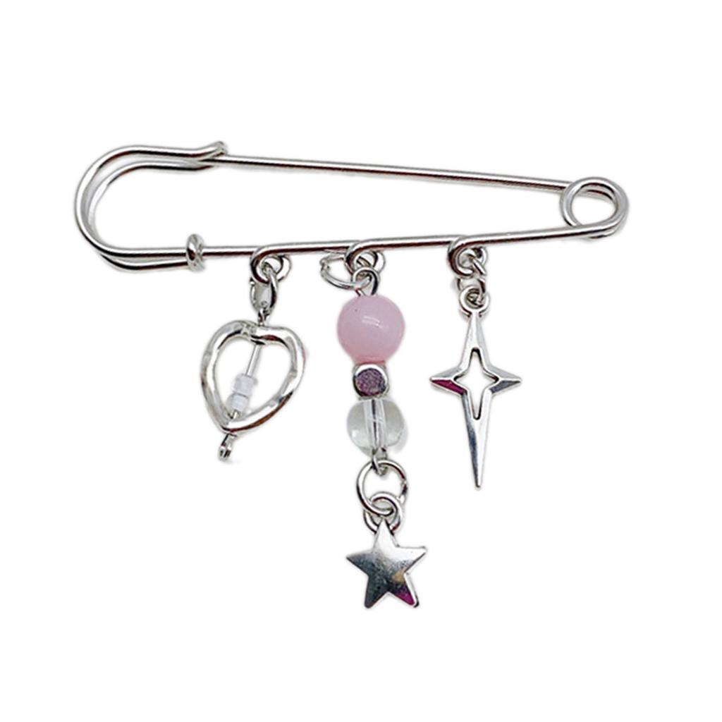 Fish Star Shells Pendant Brooch Sweater Pin Fashion Clothing Pin Decorative Lapel Pin Clothes Jewelry Fashion Accessory