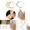 Fashionable And Specially Designed Sterling Silver Rotating Beaded Finger Ring For Women