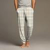 Men's Drawstring Pocket Cuffed Casual Pants Home Sleep Pants