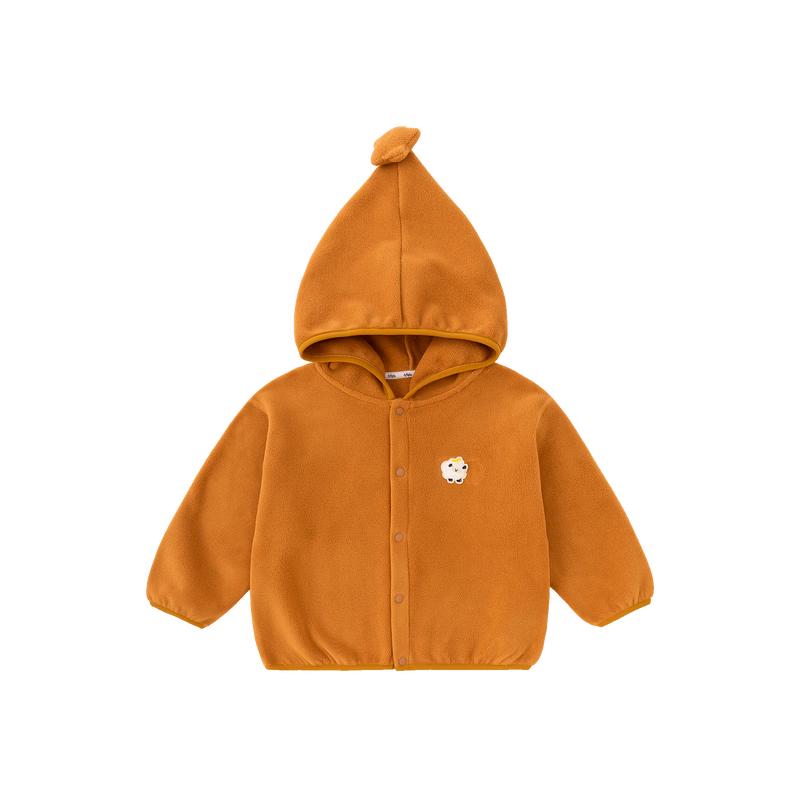 Dudujia Anti-Static Kids  Hooded Fleece Jacket 90
