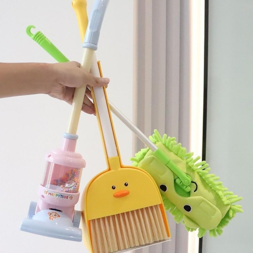 Simulation Broom Mop Set Mini Play House Toys Cleaning Broom Toy Set Early Education Housework