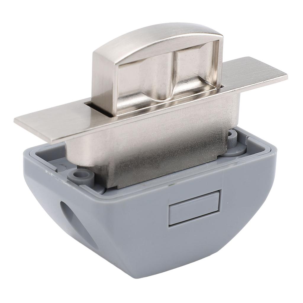 RV Push Cabinet Latch Zinc Alloy Keyless Cupboard Locks for RV Yachts Motorhome Caravan Brushed Nickel