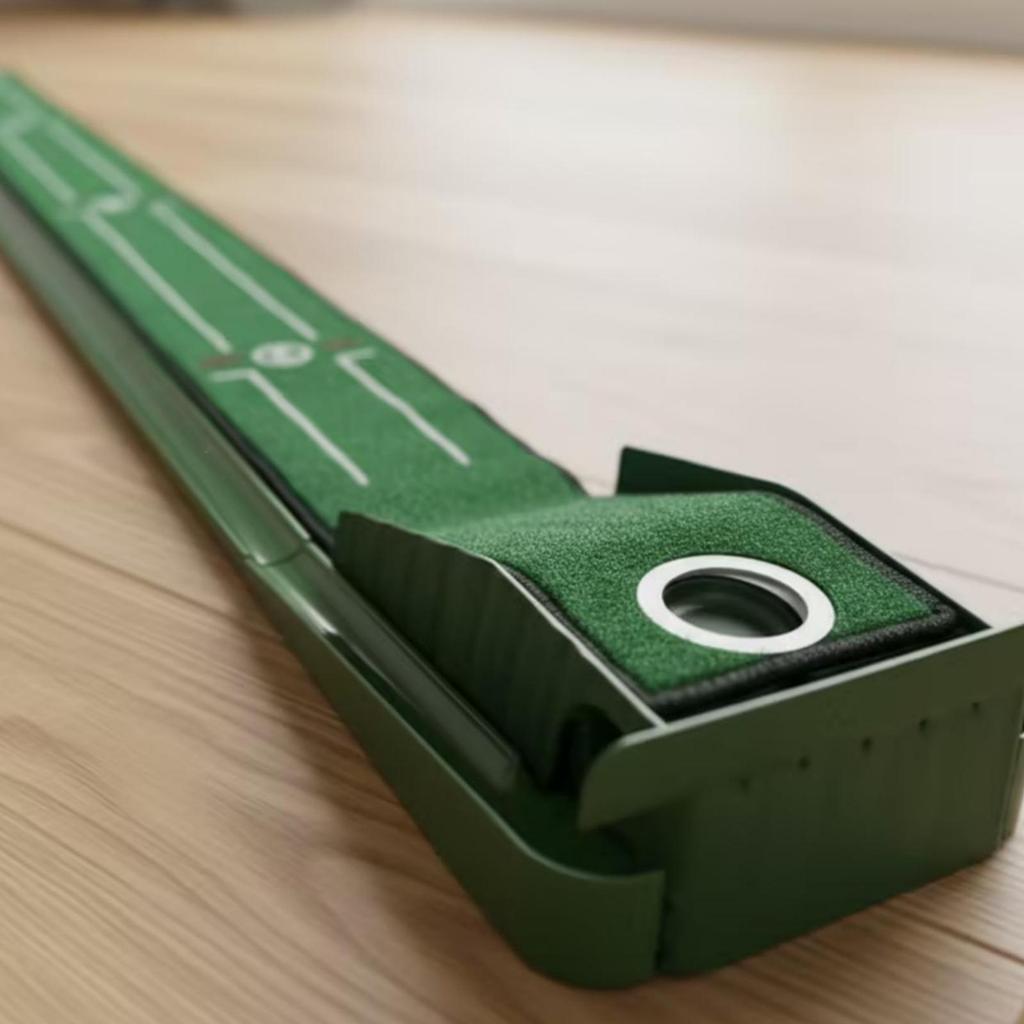 Golf Putting Mat with Track Portable for Garage