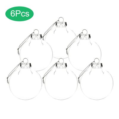 PET Kunststoff Transparent Weihnachtskugeln Geschenke Weihnachtsbaum Hängen Anhänger Weihnachtsschmuck