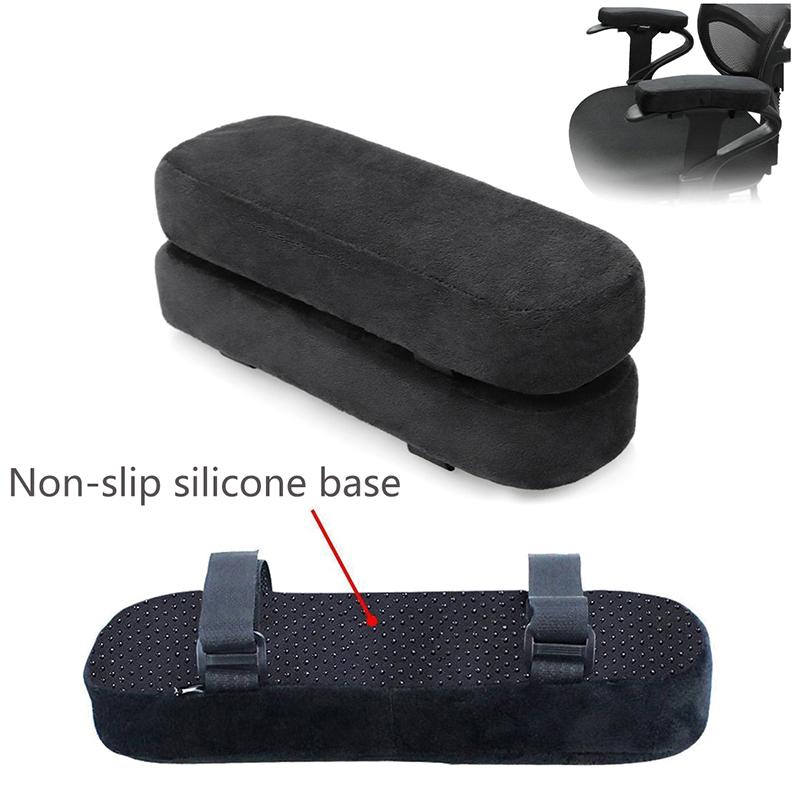 Memory Foam Armrest Pads For Office Chair Elbow Support Cushion For Arm Pressure Relief Universal Fit Covers For Wheelchair