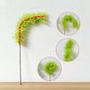 10pcs Artificial Fluffy Green Curling Rod Decoration Creative DIY Material Christmas Tree Topper Fake Simulation Green Plants
