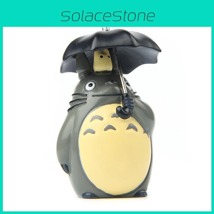 Cute Totoro Cartoon Umbrella Cat Mini Model Ornament For Micro Landscape Prop