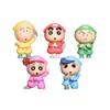 Adorable Crayon Shin-chan Ghost Ninja Figurines Collectible Set Of 5 Pvc Models