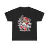 Killer Cigarette Graphic T Shirt Funny Cartoon Character Unisex Heavy Cotton Tee