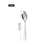 Cross 304 Stainless Steel Star Diamond Tableware Set: Steak Knife, Fork, Spoon, and Teaspoon for Home and Hotel Use