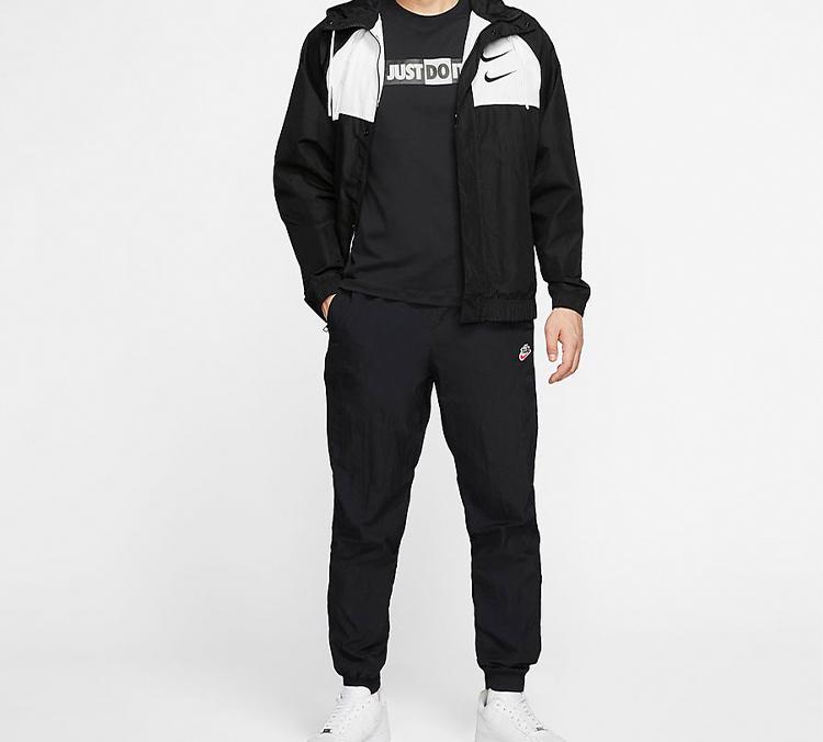 Nike Sportswear JDI T Shirts Men's Black Crew Neck Moderate Straight Fit CK2306-010