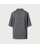 Iro Ember Short Sleeve Collared Cardigan - Black