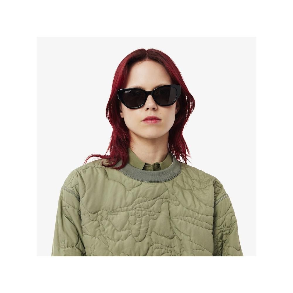 Lacoste Womens Flower Pattern Reversible Padded Sweatshirt Sf2686 54n Id8 q2nSf2686 54nId8