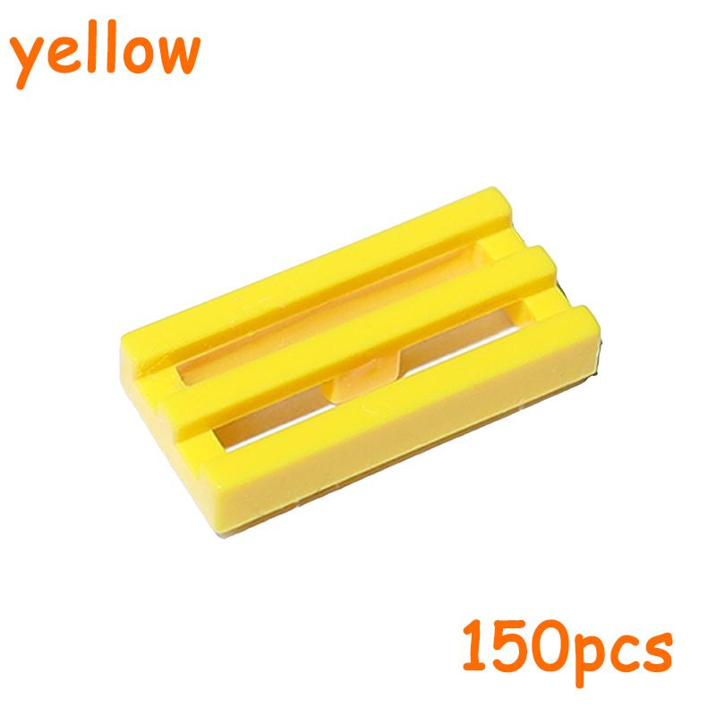 

2412 30244 Building Blocks 150pcs MOC Parts Brick Tile Modified Special 1 x 2 Grille Assemble Particles жовтий