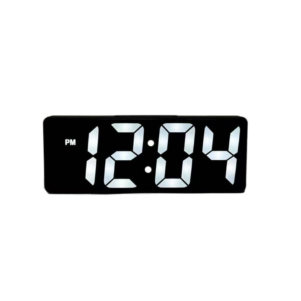 2 Levels Brightness Electronic Table Clock Temperature/Date Display Sleep Timer  Bedroom