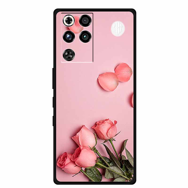Phone Case For ZTE Nubia RedMagic 11 Pro 5G Back Cover Case Black Silicone TPU Soft Coque For Nubia RedMagic 11Pro Funda Capas