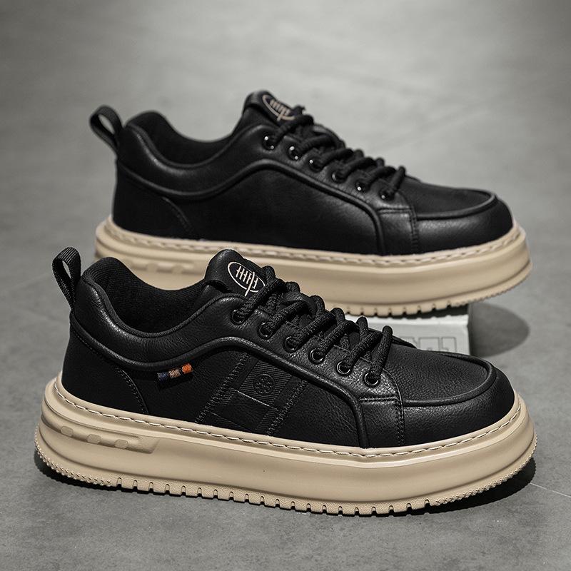 

Shoes new spring and summer board shoes shoes leather shoes little bee 44 чорний