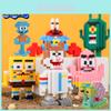 SpongeBob Schwammkopf Bausteine ​​Spielzeug Minifiguren Kindergeschenk Geburtstag Weihnachten