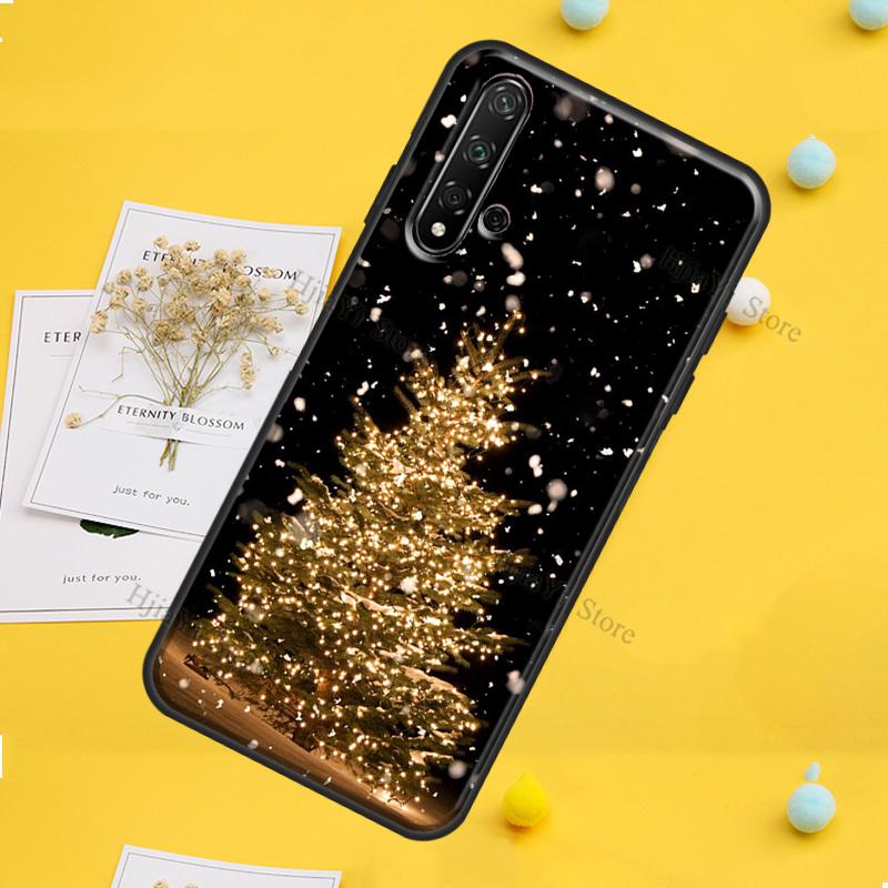 Merry Christmas Case For Huawei P30 P20 P40 P60 Pro P Smart Nova 9 5T Honor Magic 5 Lite X8 X9a 50 70 Cover