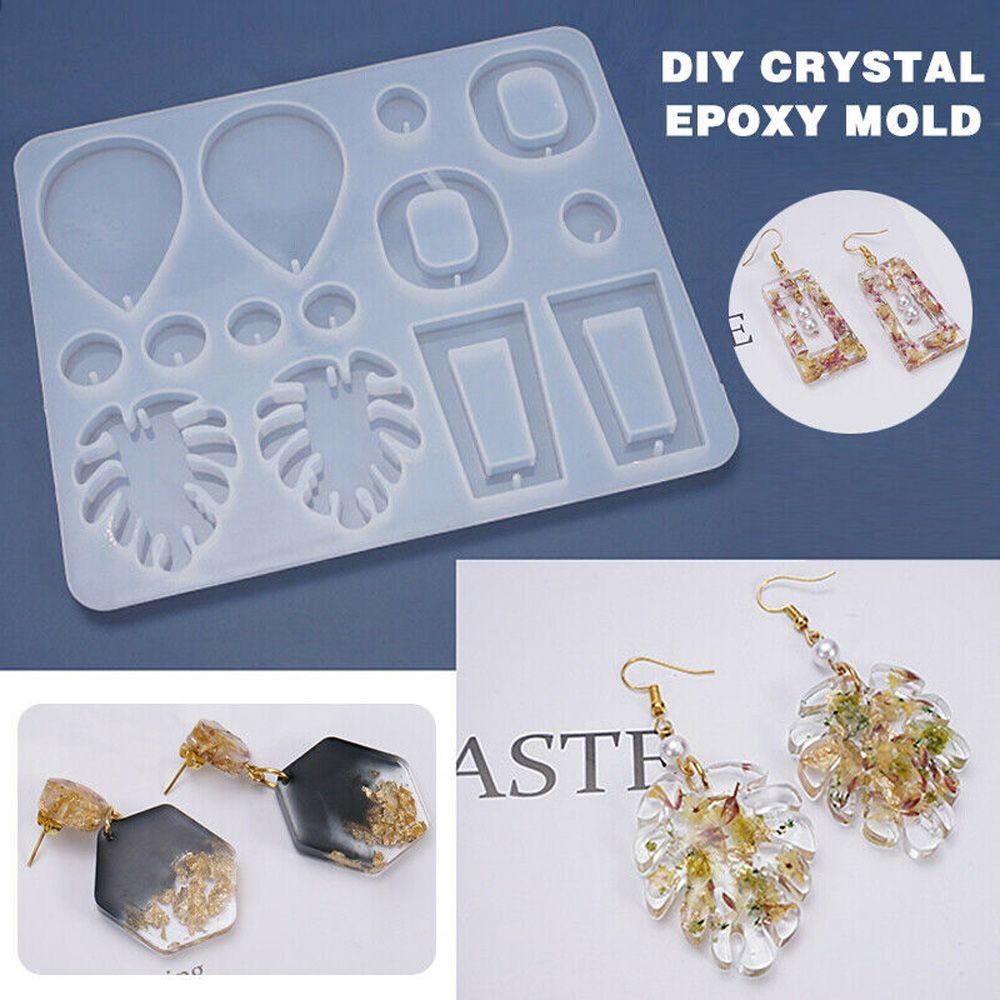 UV Resin Silicone Molds DIY Crystal Epoxy Mold Small Ma Earrings C1A5 Stud I4Y1 UV Resin Silicone Molds DIY Crystal Epoxy Mold Small Ma Earrings C1A5 Stud I4Y1