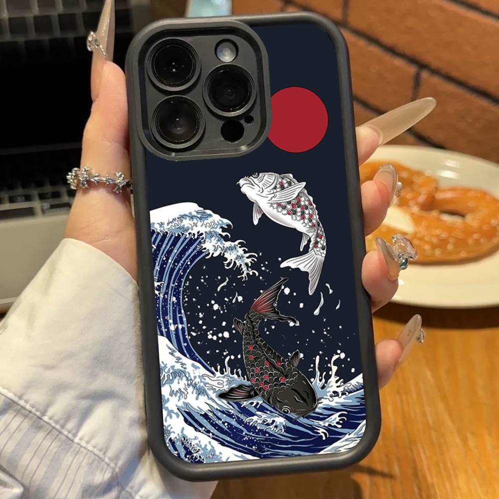 

Япония Токио Осака Канагава Чехол для телефона Для iPhone 17 16 15 14 13 12 11 Pro Plus Max Мягкий ТПУ Защита камеры-лестницы Мягкая крышка iPhone 13pro max