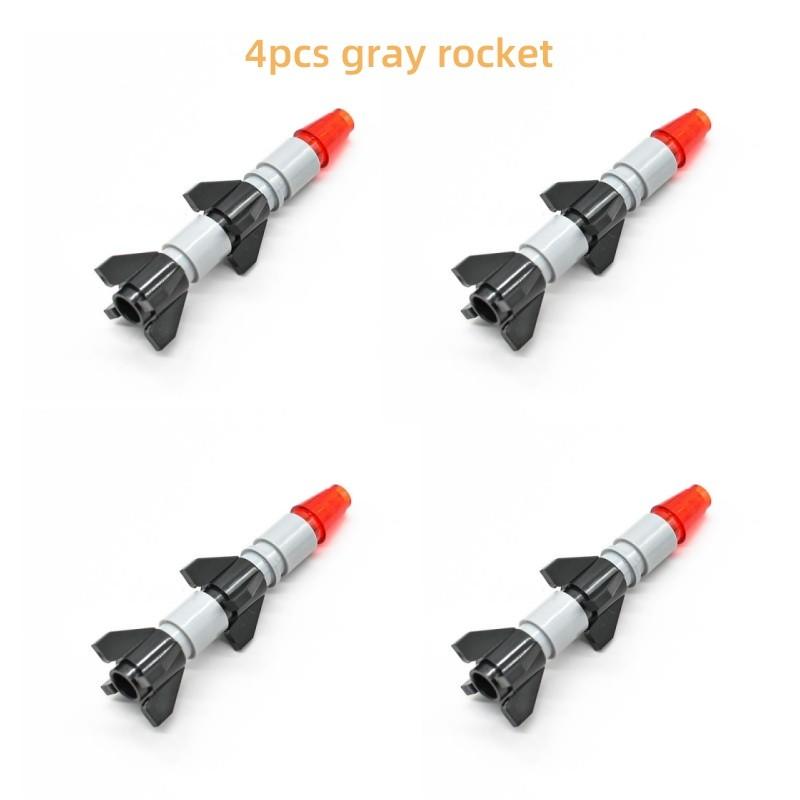 MOC Building Blocks Rocket Launcher Missile Modelling Cannonball Decoration Modification Technical Parts Compatible with Legoeds