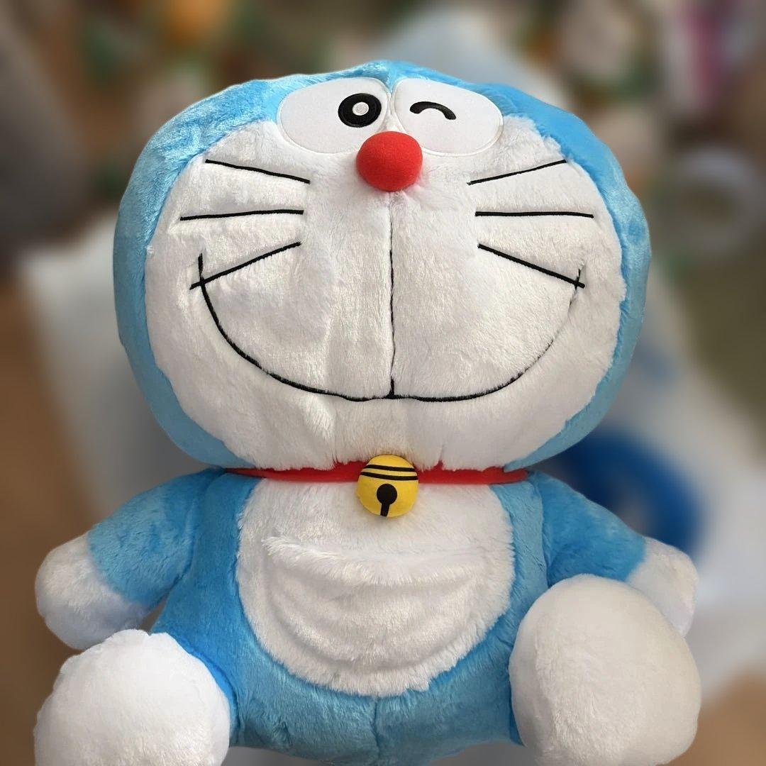 [With tag] Doraemon Grande Plush Toy Sitting Ver.