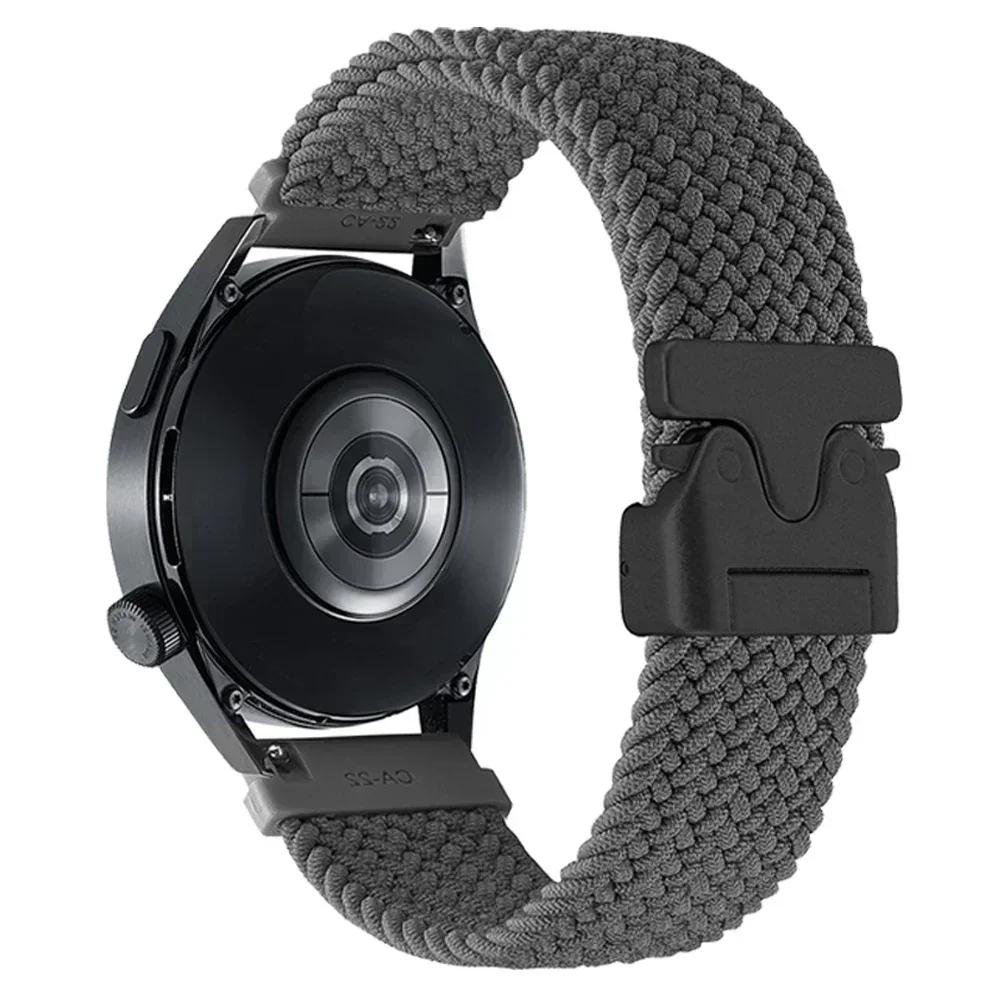 Cinturino Intrecciato in Nylon da 22mm 20mm per Garmin Forerunner 570 265 165 255 Braccialetto Traspirante Vivoactive 4 5 6 Venu 2 3 sq Cinturini Sportivi