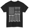 Mechanic American Flag Shirt Car Mechanic Lovers Tshirt Repairman Shirt Unisex T-Shirt