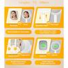 Rec Lighted Makeup Mirror with Lights and 1X 7X Magnifying Mirror Height Adjustable and 4000mAh Rechargeable for Bedroom 8.5x7.