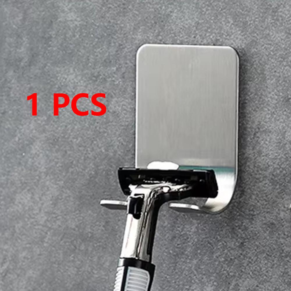 

Razor Holder 304 Stainless Steel Men Shaving Shaver Razor Stand Shelf Shaving Razor Storage Rack Bathroom Hook Organizer