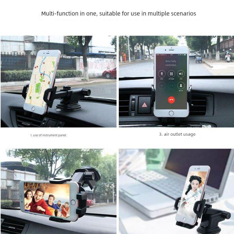 Car Phone Holder Car Interior Suction Disc Anti-Shake Car Navigation Fixed Support Frame