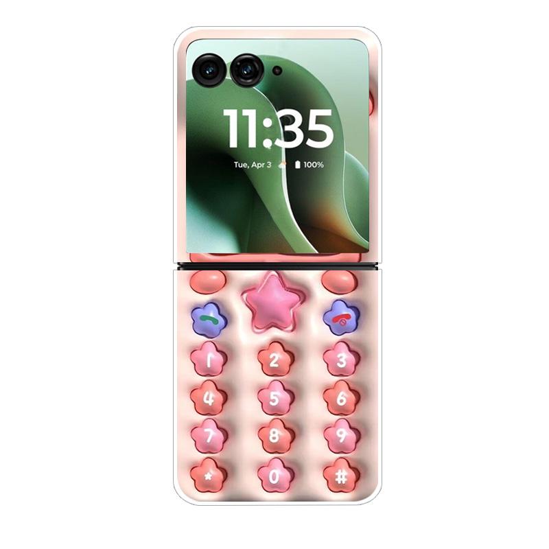 Modne Przezroczyste Etui Na Telefon Dla Motorola Razr 40 50Ultra Razr 60 Ultra Ochronne Etui Dla Razr40 Razr50 Przezroczysta Twarda Powłoka PC