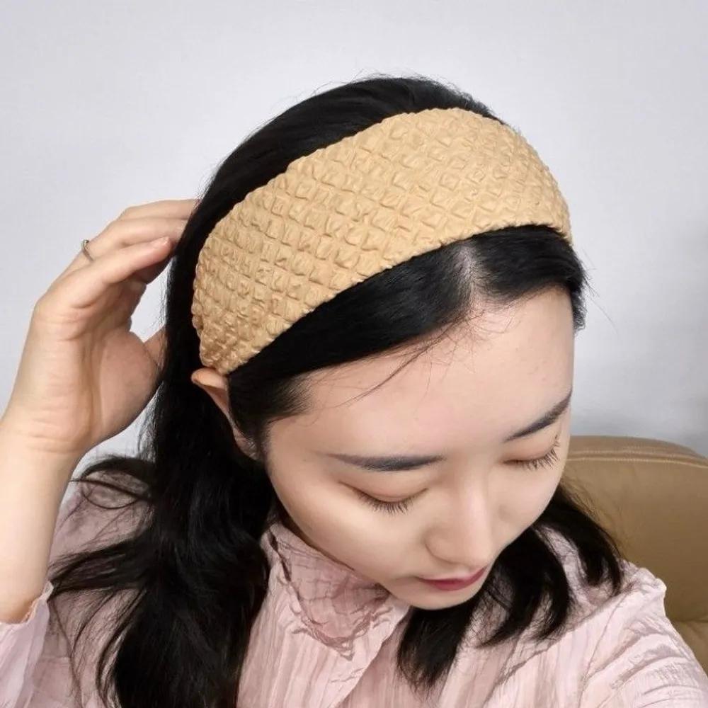 Wide Simple Fabric Hairband P.V. beige